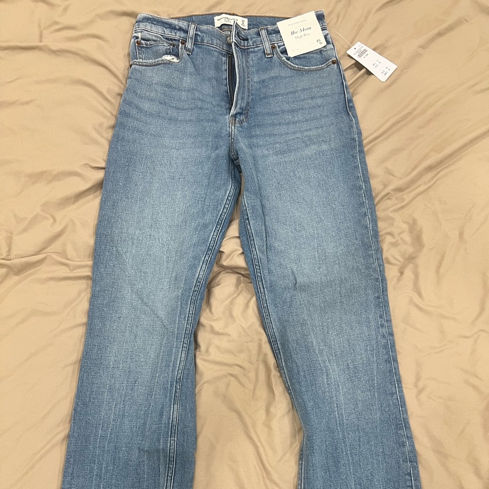 Abercrombie High Rise Mom Jeans